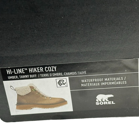 Sorel Hi-Line Hiker Cozy Waterproof Boots Women’s Size 11 US Tawney Buff Umber - Picture 6 of 7